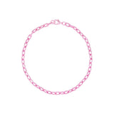 Choker Elos Pequenos Isla Galerias Cor Rosa