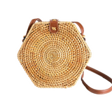 Bolsa de Palha Rattan Isla Galerias - Bornéu Natural