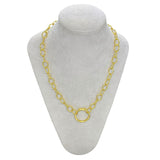 Choker Elos e Mosquetão Argola Isla Galerias Cor Dourado