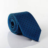 Gravata Isla Galerias Jacquard 1200 fios Cor Azul Royal